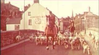 Boxing Day hunt in Haverfordwest South Pembrokeshire Wales Film 90907 [upl. by Chavey13]