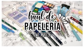 HAUL DE ARTE Y PAPELERÍA ALIEXPRESS  Jianwu  DanielaGmr ♥ [upl. by Ire]