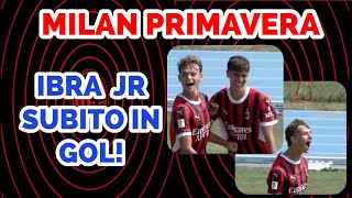 MAXIMILIAN IBRAHIMOVIC in GOL al debutto in UDINESEMILAN PRIMAVERA [upl. by Oilicec]