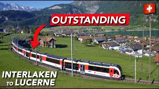 Interlaken to Lucerne with Zentralbahn  The Scenic Way across Brünig Pass [upl. by Snyder]