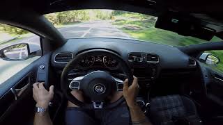 VW GOLF MK6 GTI STAGE 2 280 HP POV  MOUNTAIN RUN [upl. by Hinkel]