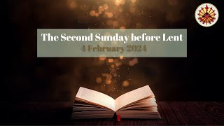 HOLY COMMUNION SERVICE IN ENGLISH  THE SECOND SUNDAY BEFORE LENT [upl. by Ettevets]