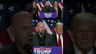 DANA WHITE Commends TRUMP on Election Night [upl. by Oinimreh]