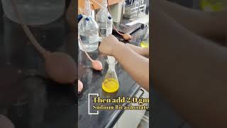 Standardization of sodium thiosulfate in just 2 minutes chemistry science iodometric titration [upl. by Tamanaha]