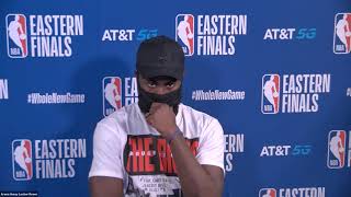 Jaylen Brown talks being ready to fight in Game 5  Postgame Interview  September 23 2020 [upl. by Germaine997]