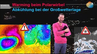 Warming der Nordhemisphäre amp Abkühlung der Großwetterlage Aktuelle Wettervorhersage 0108012023 [upl. by Cyprio]