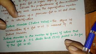 Saponification and Iodine Number Value  Fats amp Oils  BSc 3rd Year Organic Chemistry [upl. by Nae]