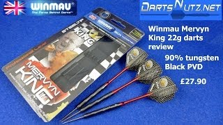 Wimau Mervyn King Black PVD 22g darts review [upl. by Anemij]