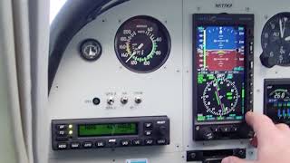 STEC 3100 in flight operations introduction with Aspen and Avidyne IFD550 [upl. by Vial]