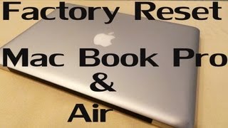 How to  Factory Reset  Hard Reset Your MacBook Pro amp Air Easiest Method [upl. by Udell917]