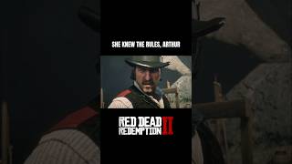 SHE KNEW THE RULES ARTHUR  Red Dead Redemption 2 rdr2 vanderlindegang gaming shorts [upl. by Marino70]