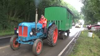 Laughton Autumn Rally 08092024  Vintage Agricultural Tractor leaving the Laughton Showground [upl. by Berk794]