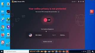 UseRun AVG Secure VPN for Windows [upl. by Ellehcor]