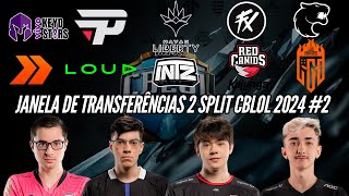 JANELA DE TRANSFERÊNCIAS CBLOL 2024 2  SHINI NO FLUXO BOAL PODE VOLTAR [upl. by Vasquez]