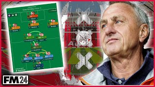 Johan Cruyff REBUILDS Ajax on FM24 [upl. by Kerad894]