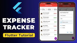 Build Flutter Expense Tracker App like a pro 🔥 [upl. by Renrew]