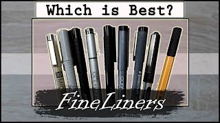 Which Fineliner is the BEST Of ALL  LETS FIND OUT [upl. by Lorant]