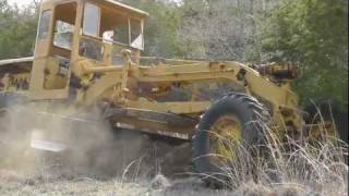 CAT 12 Motorgrader Shaping Road [upl. by Reema]