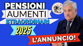 PENSIONI 👉 ANNUNCIO AUMENTI 2025 in MANOVRA❗️ Sia per le MINIME che per IMPORTI ALTI 🤞 [upl. by Tsuda]