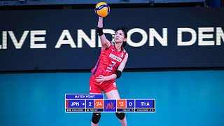 Volleyball Team Japan Destroyed Thailand in Volleyball Nations League 2022 [upl. by Anabella]