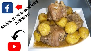 Bouillon de pommes de terre aux pattes de porcbœuf et aux épices du Cameroun facile et très bon [upl. by Odel146]