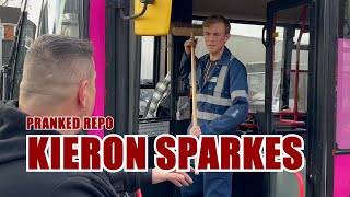 KIERON SPARKES  PRANKED REPO  REPO MAN [upl. by Yenhpad]