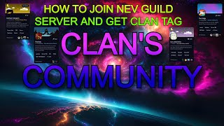 How to join new DISCORD GUILD CLAN servers and get GUILD CLAN TAG [upl. by Kablesh122]