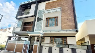 Price  4 Cr 5 BHK Duplex New40x60 Luxury Bungalow with Lift for Sale at DattagalliMysuru [upl. by Enomor]