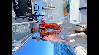 Panama City Beach Fishing March 30th We caught 40 Red Snapper 1626 quot 2 Gag Groupers 25 inches [upl. by Ikcir]