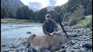 Two Giant Wilderness Red Stags  Part 1  New Zealand Hunting [upl. by Heise]