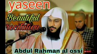 Surah yaseen beautiful recitation with HD text by Abdul Rahman al ossi [upl. by Aiyotal524]