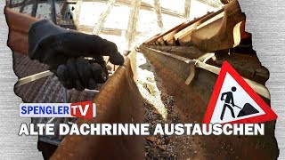 EINE ALTE DACHRINNE AUSTAUSCHEN [upl. by Noslrac990]