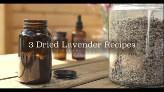 DIY Lavender Room Spray Facial Toner and Infused Oil [upl. by Noivad]