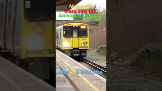 Merseyrail Class 508122 arriving at Ormskirk merseyrail class508 508122 [upl. by Stormy]