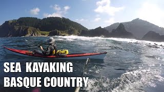 Sea Kayaking Basque Country Coast with TRAK kayaks I Un kayak en la Mochila [upl. by Uzzial294]