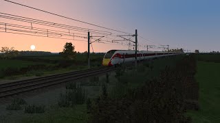 Train Simulator 2022  AP Class 801 EP  1D01 0555 London Kings Cross  Leeds [upl. by Felicidad367]