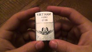 Counterfeit Zippo Breakdown 2  Another Vietnam Fake [upl. by Ritz957]