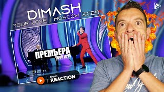 BACK WITH THE LEGEND Dimash  Your Love  Moscow 2020 Reaction [upl. by Ardme]