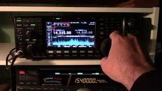 Icom IC7600 First Time Power On [upl. by Rosella]