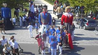 Beloeil  la Ducasse 2018 avec les Géants [upl. by Nafis503]