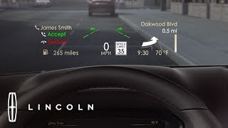 Using the HeadUp Display Feature to Assist with HandsFree Features  HowTo  Lincoln [upl. by Elreath740]