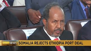 Somalia rejects EthiopiaSomaliland port deal [upl. by Agretha]