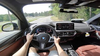 2022 BMW X3 xDrive30i POV ASMR Walkaround and Test Drive [upl. by Zaneta]