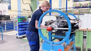 Ausbildung zur Fluggerätmechanikerin bei der MTU [upl. by Araccat]