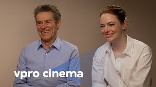 Willem Dafoe and Emma Stone on the films of Yorgos Lanthimos cults and silly dances [upl. by Oizirbaf]