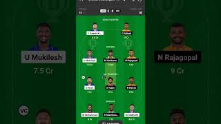 DREAM 11 MATCH PREDICTION OF NRK VS LKK  shorts viral shortsfeed dream11 cricket youtube [upl. by Lizette]