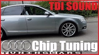 Audi A6 30 TDI 300 PS Auspuff Sound Exhaust S6 Chip Tuning  Exterior Interior  SPORT Cars [upl. by Brower]