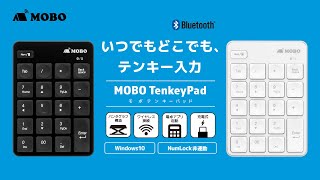 いつでもどこでも、テンキー入力 Bluetooth®テンキーパッド  MOBOTenkeyPad [upl. by Gasper]