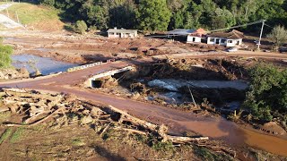 A ENCHENTE TAMBÉM DESTRUIU PEQUENOS PARAÍSOS DO INTERIOR GAÚCHO [upl. by Hilel]