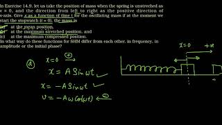 Ncert 11th Oscillations Q1410 [upl. by Georges]